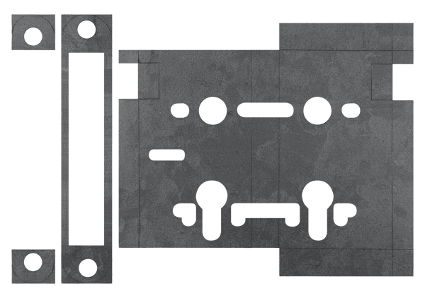 Atlantic Bathroom Lock Intumescent Lock Kit FD60 1mm by Atlantic Hardware