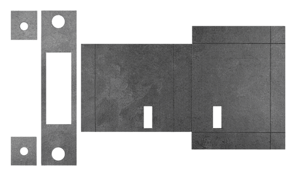 Atlantic Deadlock - 3LK Intumescent Lock Kit FD30 0.8mm by Atlantic Hardware