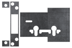 Atlantic Deadlock - Euro & 5LK Intumescent Lock Kit FD60 1mm by Atlantic Hardware