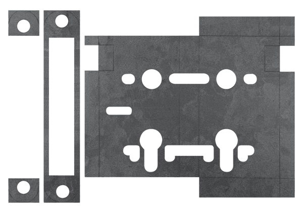 Atlantic Sashlock - Euro, 3LK & 5LK Intumescent Lock Kit FD60 - Default - 1mm
