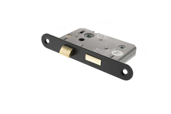 Atlantic Radius Corner Bathroom Lock [CE] by Atlantic Hardware