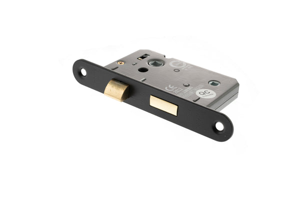 Atlantic Radius Corner Bathroom Lock [CE] by Atlantic Hardware