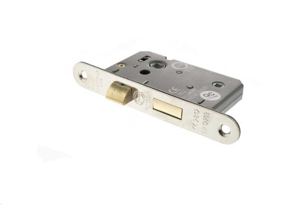 Atlantic Radius Corner Bathroom Lock [CE] by Atlantic Hardware