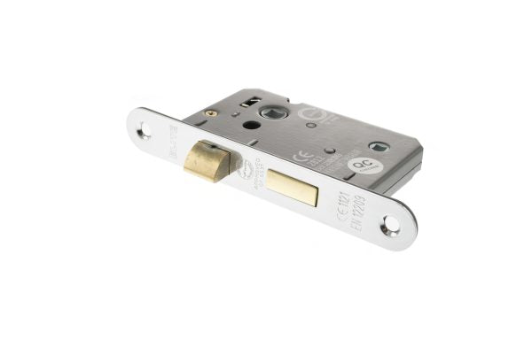 Atlantic Radius Corner Bathroom Lock [CE] by Atlantic Hardware