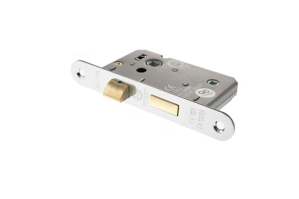 Atlantic Radius Corner Bathroom Lock [CE] by Atlantic Hardware