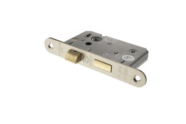 Atlantic Radius Corner Bathroom Lock [CE] by Atlantic Hardware