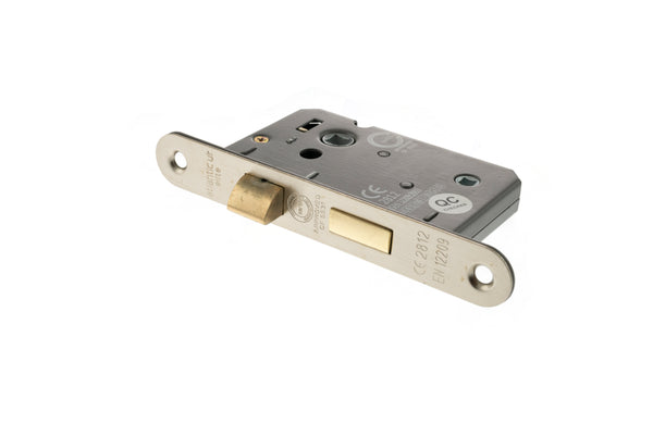 Atlantic Radius Corner Bathroom Lock [CE] by Atlantic Hardware