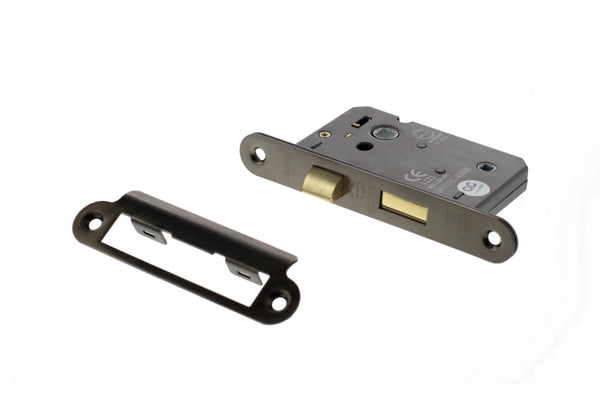 Atlantic Radius Corner Bathroom Lock [CE] by Atlantic Hardware