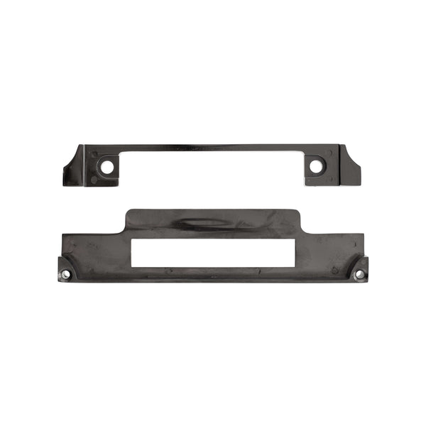 Atlantic Euro Sashlock Rebate Kit for 45mm+ doors - Black Nickel