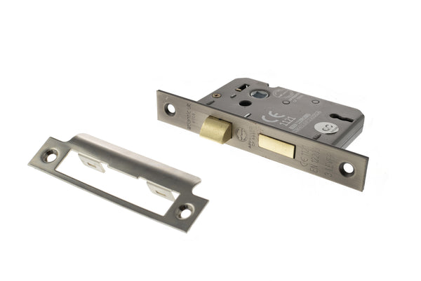 Atlantic 3 Lever Key Sashlock [CE] Keyed Alike - Matt Gun Metal