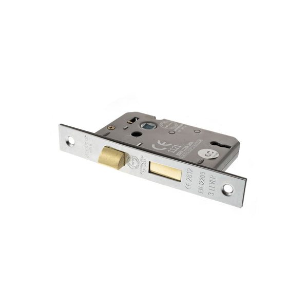 Atlantic 3 Lever Key Sashlock [CE] Keyed Alike 3" - Polished Chrome