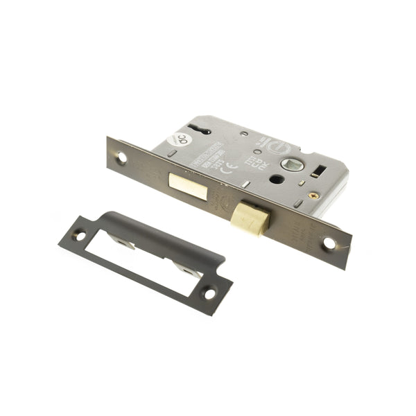Atlantic 3 Lever Key Sashlock [CE] Keyed Alike 3" - Urban Dark Bronze