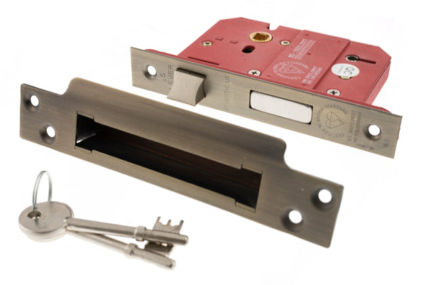 Atlantic 5 Lever Key Sashlock [BS] by Atlantic Hardware