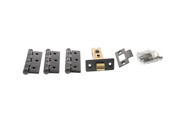 Atlantic Latch Pack [CE] 2.5" (Latch x1) + 3"x2" (Hinge x3) by Atlantic Hardware