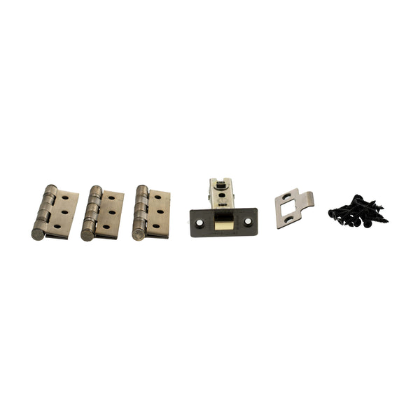 Atlantic Latch Pack [CE] 3" (Latch x1) + 3"x2" (Hinge x3) - Antique Brass
