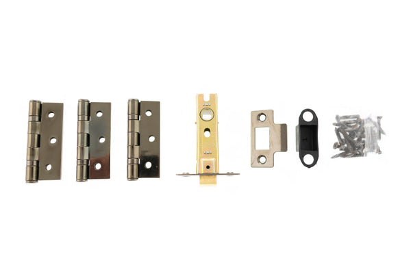 Atlantic Latch Pack [CE] 3" (Latch x1) + 3"x2" (Hinge x3) by Atlantic Hardware