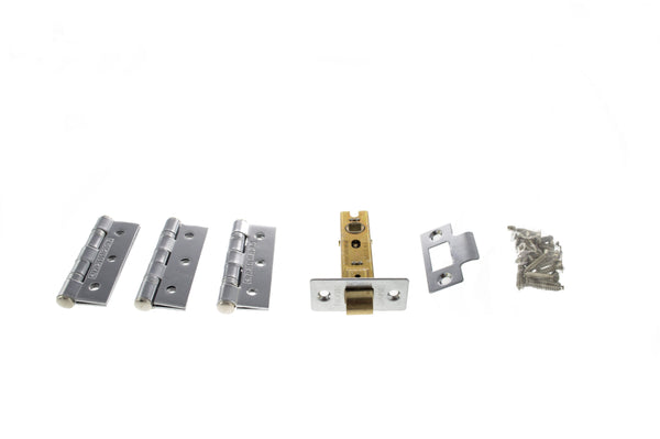 Atlantic Latch Pack [CE] 3" (Latch x1) + 3"x2" (Hinge x3) by Atlantic Hardware