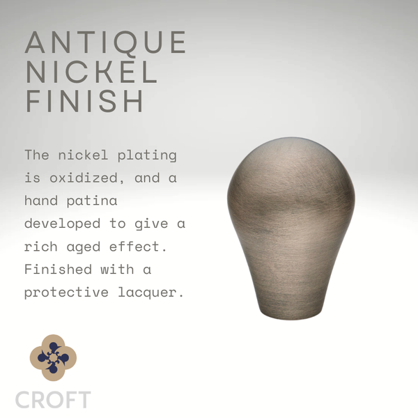 Croft - Small Zeppelin Knob 1752A
