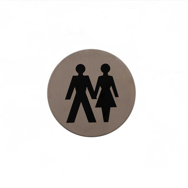 Atlantic Unisex Disc Sign 3M Adhesive 75mm by Atlantic Hardware