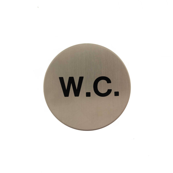 Atlantic WC Disc Sign 3M Adhesive 75mm