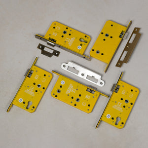 Atlantic DIN Heavy Duty Bathroom Lock Single Turn 60mm backset