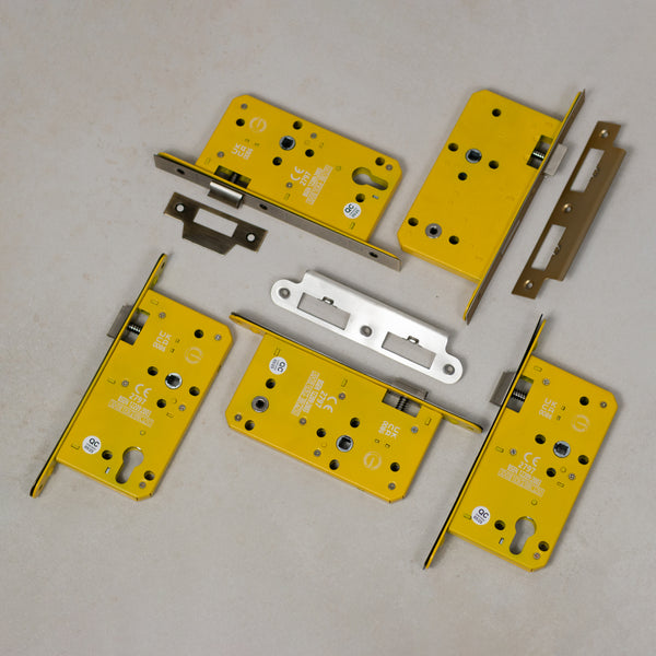 Atlantic DIN Heavy Duty Bathroom Lock Single Turn 60mm backset