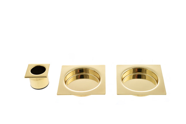AGB Square Sliding Door Flush Pull by Atlantic Hardware