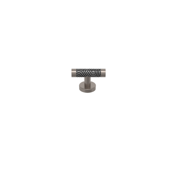 Turnstyle Design, RECESS AMALFINE LABYRINTH-B9222, Cabinet Hardware, T-Bar Cabinet Handle