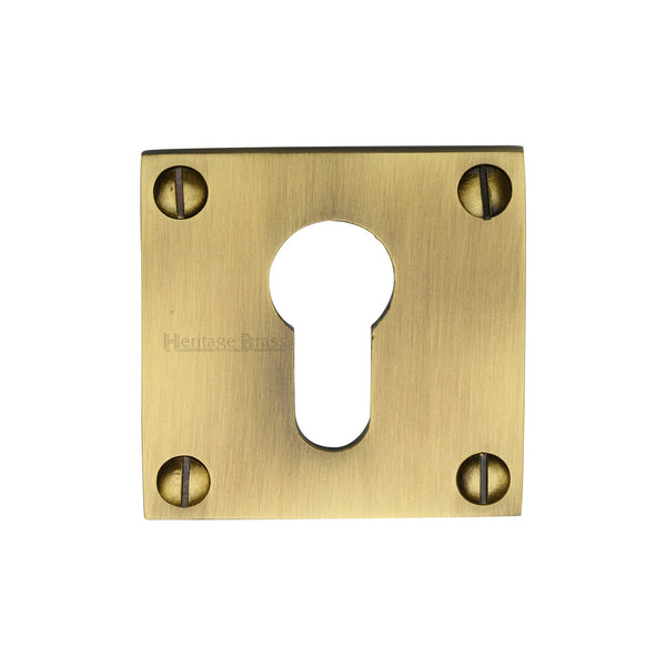 Euro Profile Cylinder Escutcheon Square  - BAU1558