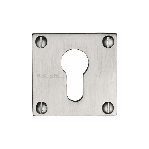 Euro Profile Cylinder Escutcheon Square  - BAU1558