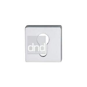 Euro Profile Keyhole Escutcheon Square - BD04E by M Marcus - Heritage Brass