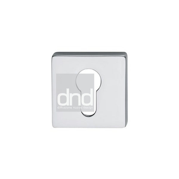 Euro Profile Keyhole Escutcheon Square - BD04E by M Marcus - Heritage Brass