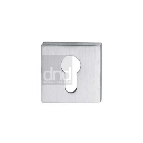 Euro Profile Keyhole Escutcheon Square - BD04E by M Marcus - Heritage Brass