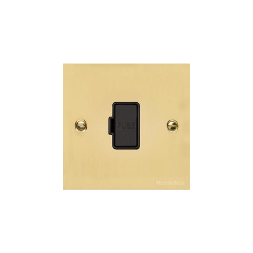 Bauhaus Range Polished Brass Switches & Sockets, BH1 - Unswitched Spur (13 Amp) by Heritage Brass By M-Marcus