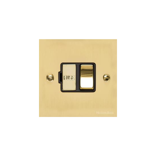 Bauhaus Range Polished Brass Switches & Sockets, BH1 - Switched Spur (13 Amp) by Heritage Brass By M-Marcus