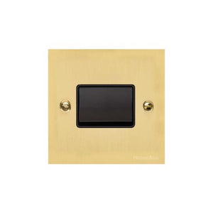 Bauhaus Range Polished Brass Switches & Sockets, BH1 - 6A Triple Pole Fan Isolator Switch by Heritage Brass By M-Marcus