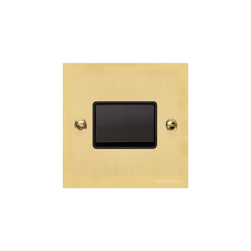 Bauhaus Range Polished Brass Switches & Sockets, BH1 - 6A Triple Pole Fan Isolator Switch by Heritage Brass By M-Marcus