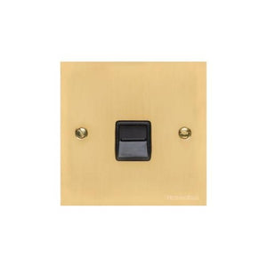 Bauhaus Range Polished Brass Switches & Sockets, BH1 - 1 Gang Secondary Line Socket by Heritage Brass By M-Marcus