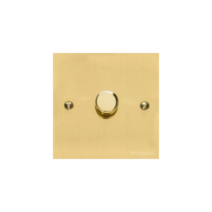Bauhaus Range Polished Brass Switches & Sockets, BH1 - 1G Multi Location Primary Dimmer by Heritage Brass By M-Marcus