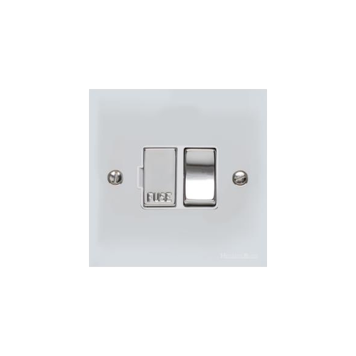 Bauhaus Range Polished Chrome Switches & Sockets, BH2 - Switched Spur (13 Amp) by Heritage Brass By M-Marcus