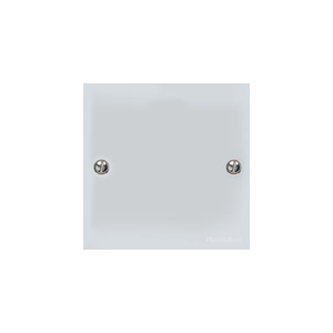 Bauhaus Range Polished Chrome Switches & Sockets, BH2 - Single Blank Plate by Heritage Brass By M-Marcus