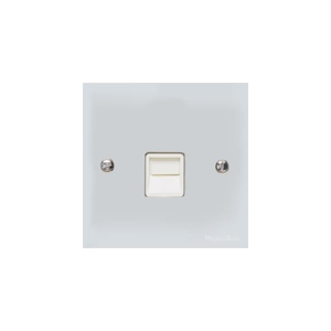 Bauhaus Range Polished Chrome Switches & Sockets, BH2 - 1 Gang Master Line Socket by Heritage Brass By M-Marcus