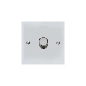 Bauhaus Range Polished Chrome Switches & Sockets, BH2 - 1 Gang Dimmer 250 watts (Compatible with halogen/ incandescent bulbs) by Heritage Brass By M-Marcus