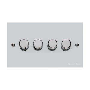 Bauhaus Range Polished Chrome Switches & Sockets, BH2 - 4G Multi Location Primary Dimmer by Heritage Brass By M-Marcus