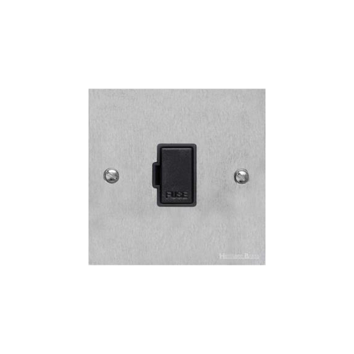 Bauhaus Range Satin Chrome Switches & Sockets, BH3 - Unswitched Spur (13 Amp) by Heritage Brass By M-Marcus