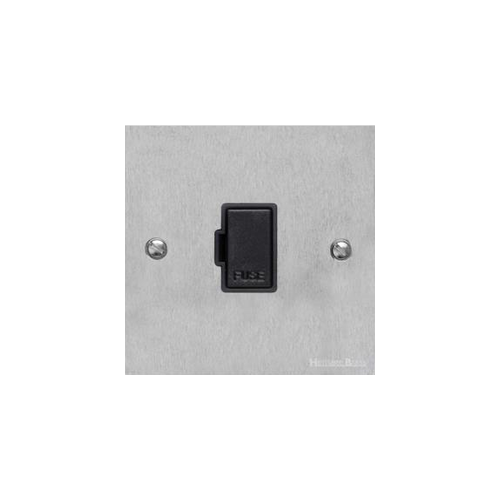 Bauhaus Range Satin Chrome Switches & Sockets, BH3 - Unswitched Spur (13 Amp) by Heritage Brass By M-Marcus