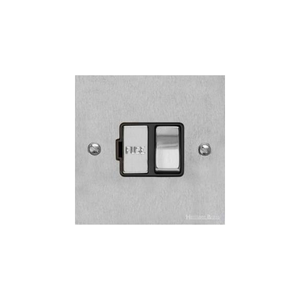 Bauhaus Range Satin Chrome Switches & Sockets, BH3 - Switched Spur (13 Amp) by Heritage Brass By M-Marcus