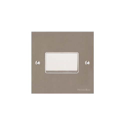 Bauhaus Range Satin Nickel Switches & Sockets, BH5 - 6A Triple Pole Fan Isolator Switch by Heritage Brass By M-Marcus