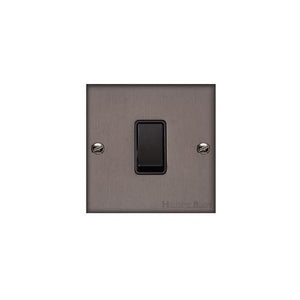 Bauhaus Range Matt Bronze Switches & Sockets, BH9 - 1 Gang Rocker Switch by Heritage Brass By M-Marcus