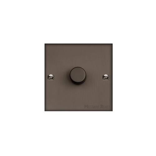 Bauhaus Range Matt Bronze Switches & Sockets, BH9 - 1G Multi Location Primary Dimmer by Heritage Brass By M-Marcus